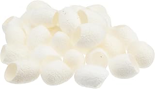 100 Natural Organic Silkworm Balls for Facial Care