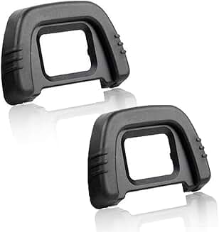 Viewfinder Eyecup for Nikon D90 D7000 and More (2 Pack)
