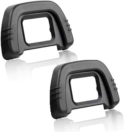 Viewfinder Eyecup for Nikon D90 D7000 and More (2 Pack)