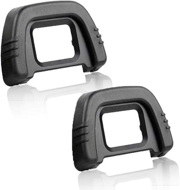 Viewfinder Eyecup for Nikon D90 D7000 and More (2 Pack)