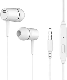 Wired In-Ear Earphones with Microphone, 3.5mm Jack