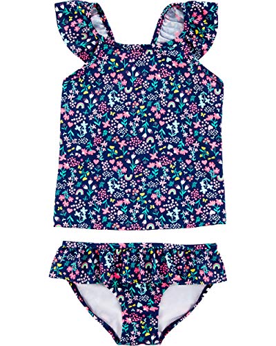 Baby-Girls Swimwear Set (Floral Tankini, 3m)