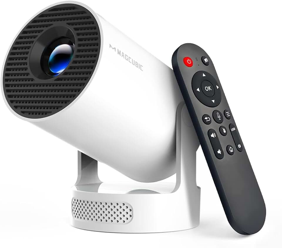 Mini Portable 4K Projector with WiFi and Bluetooth