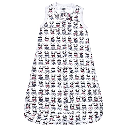 Uni   Interlock Cotton Sleeveless Sleeping Bag, French Dog, 3-9 Months