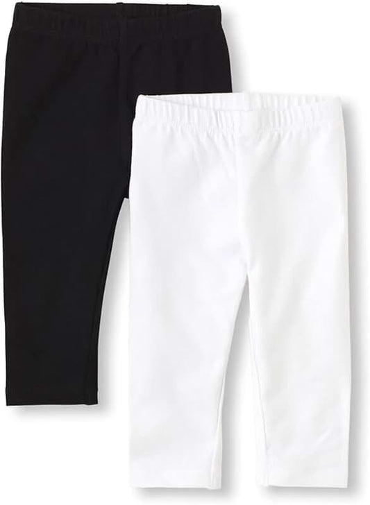 Baby Girls' Capri Leggings Pack