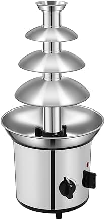 Four-Tier Electric Chocolate Fountain with Large Capacity