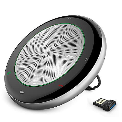 Bluetooth Speakerphone Conference Speakerphone Microphone Teams CP700 USB Speaker Full Duplex Noise Reduction Algorithm Home Office 360 Voice Pickup (