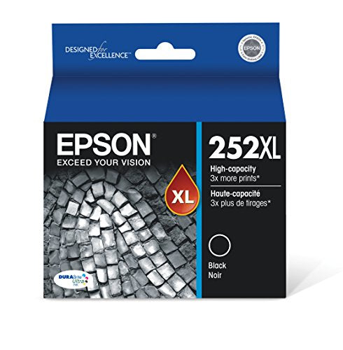 T252 DURABrite Ultra Ink High Capacity Black Cartridge (T252XL120-S) for select WorkForce Printers