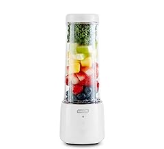 White portable USB blender
