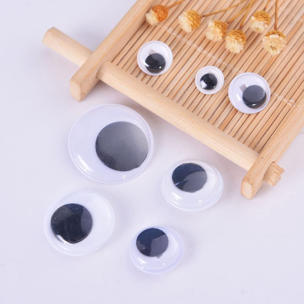 100 Pieces Plastic Wiggle Buttons for Sewing and Crafts
