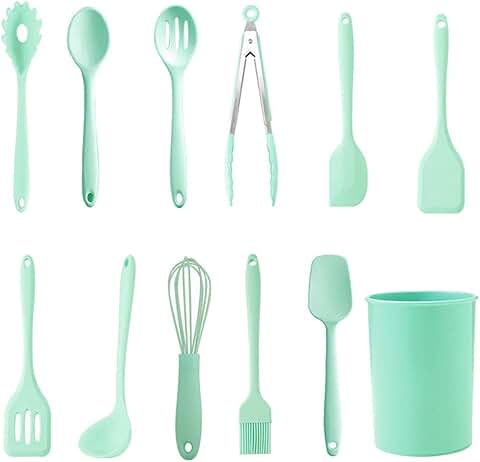 Silicone Kitchen Utensil Set for Non-Stick Cooking