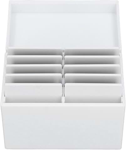 10-Layer Acrylic Eyelash Storage Box with Magnetic Bottom