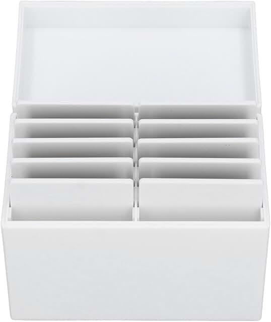 10-Layer Acrylic Eyelash Storage Box with Magnetic Bottom