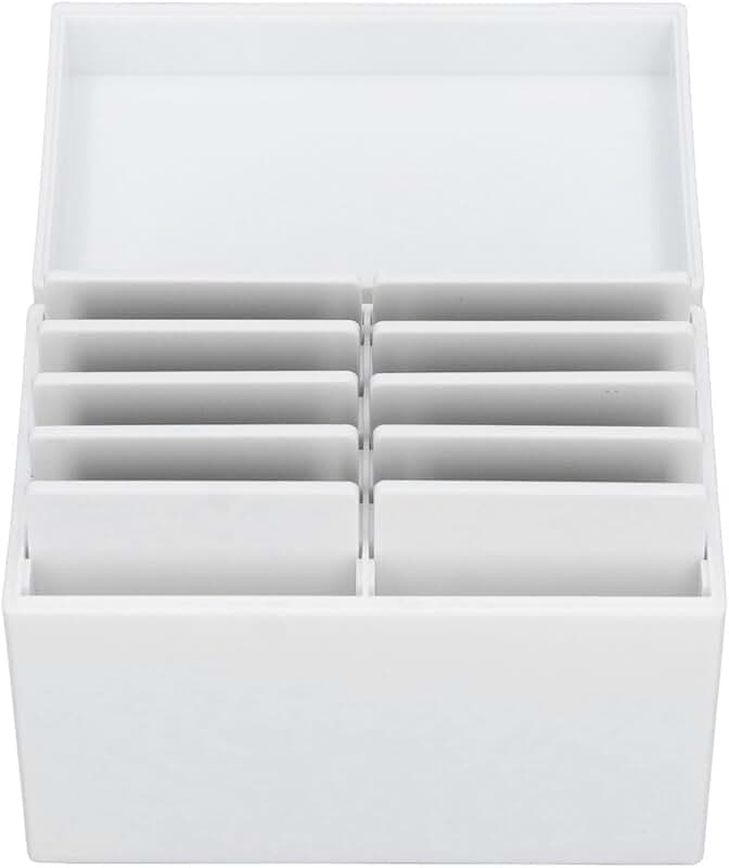 10-Layer Acrylic Eyelash Storage Box with Magnetic Bottom