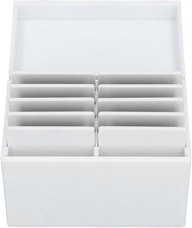 10-Layer Acrylic Eyelash Storage Box with Magnetic Bottom