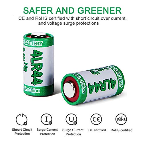 10 Pack 4LR44 6V Battery PX28A 476A A544 K28A L1325 Battery 6V Alkaline Batteries for Dog Collars