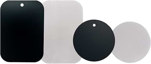 Set of 4 Metal Mount Plates for Magnetic Phone Holders