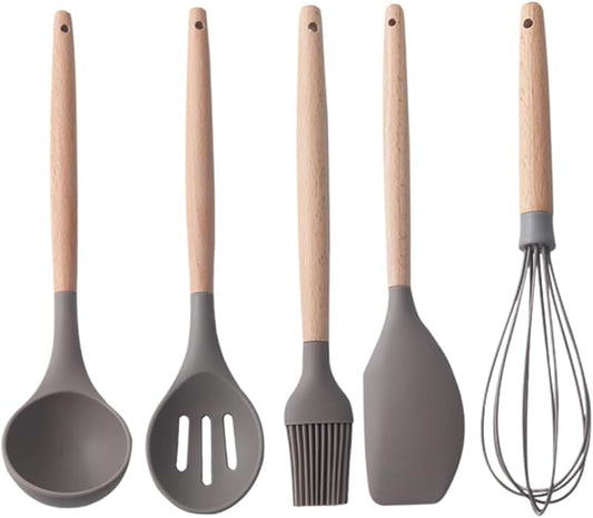 Bamboo Slotted Spoon, 32.5 cm, Wood