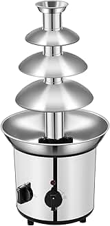 Stainless Steel 1.8L 4-Tier Chocolate Fountain
