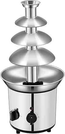 Stainless Steel 1.8L 4-Tier Chocolate Fountain