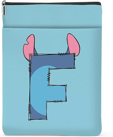 Personalized Cartoon Book Sleeve with Pockets for Women