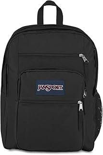Black Laptop Backpack with 2 Compartments and Shoulder Straps