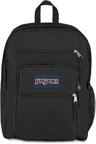Black Laptop Backpack with 2 Compartments and Shoulder Straps