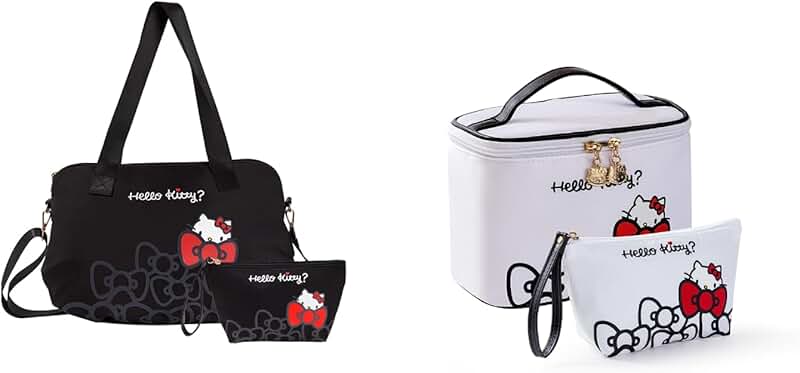 Large Waterproof Travel Makeup and Toiletry Bag Set