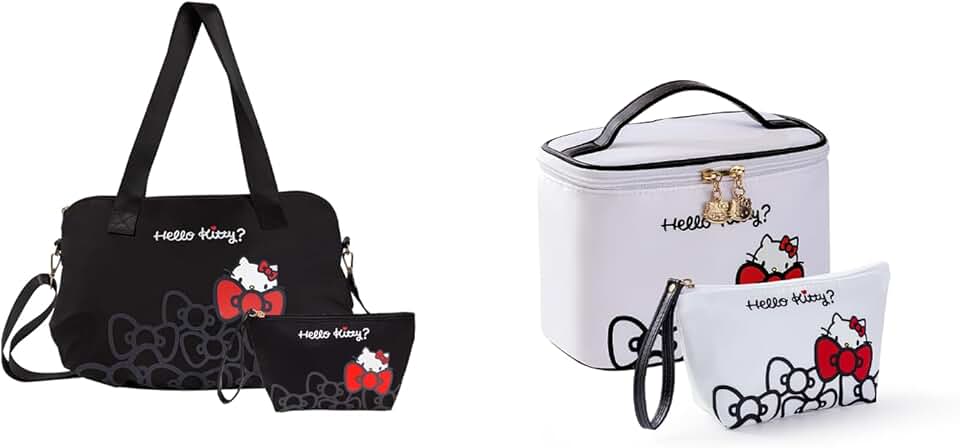 Large Waterproof Travel Makeup and Toiletry Bag Set
