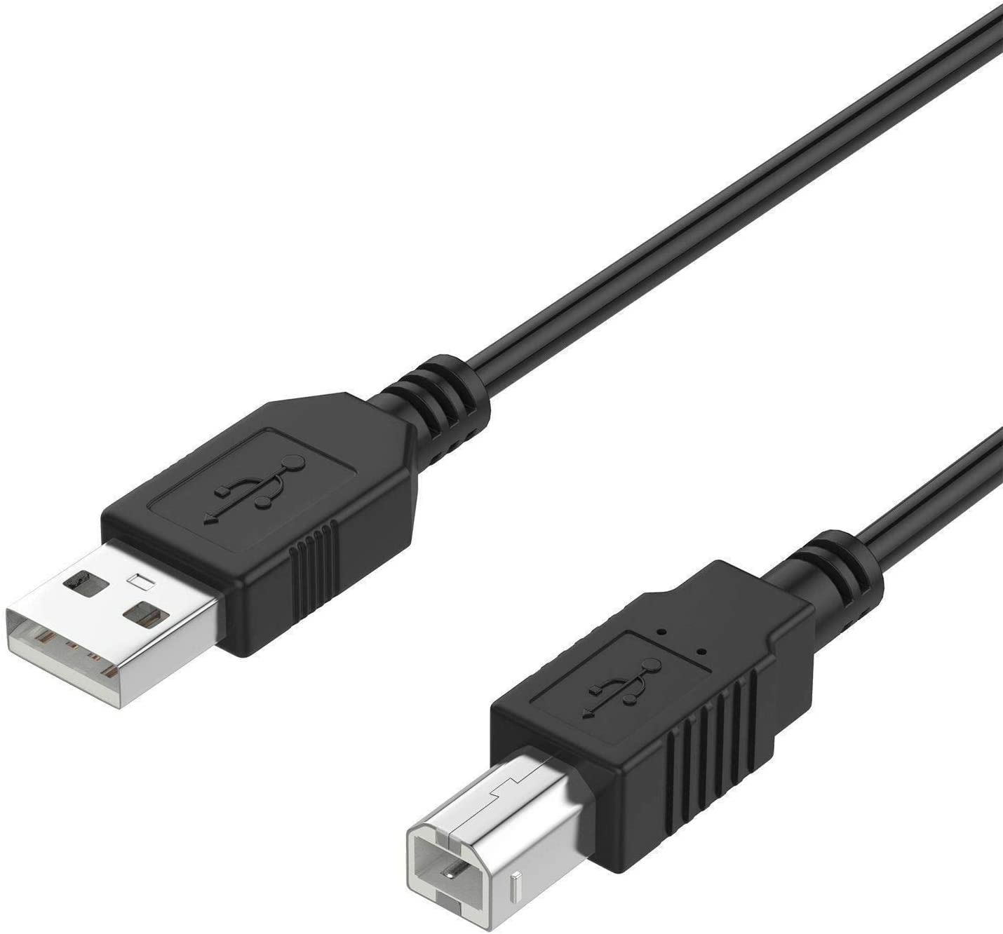 5-Foot Black Male-to-Male USB Cable