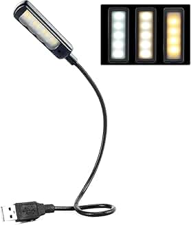 Flexible USB Keyboard Light with 3 Brightness and Color Options