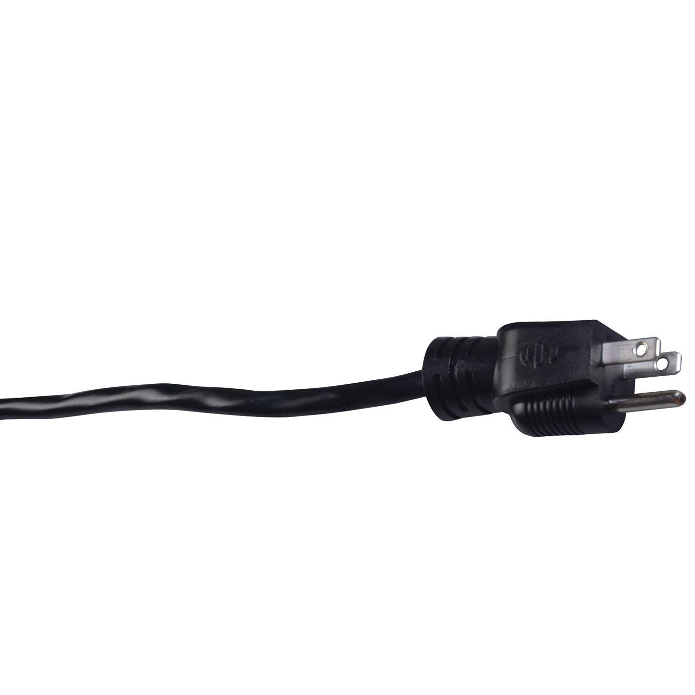 023068808 16/3 Vinyl Outdoor Extension Cord, 15-Foot, Black