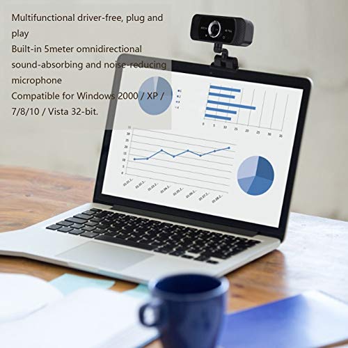 Webcam Computer Camera Portable Computer Camera with Noise Cancelling Microphone for Live Video Call Webcam W19 2K HD Camera Webcam