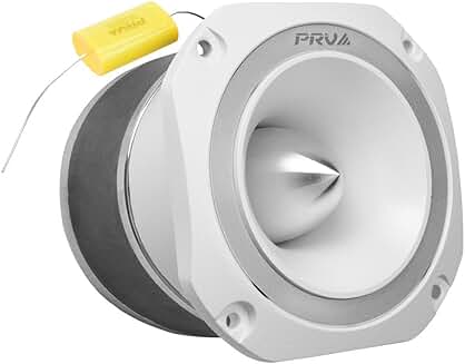 White 4-Inch Titanium Bullet Tweeter, 240W, 8 Ohm