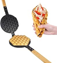 Bubble Waffle Maker with Nonstick Coating