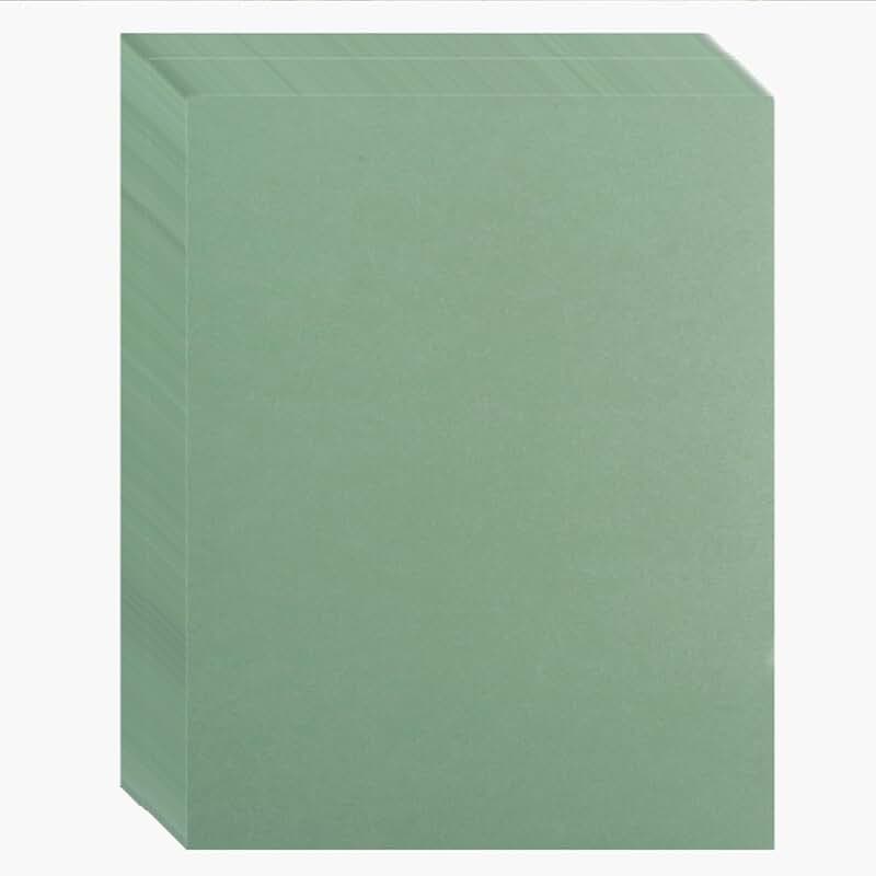 100 Sheets Sage-Green Heavy Cardstock, 8.5x11 inches