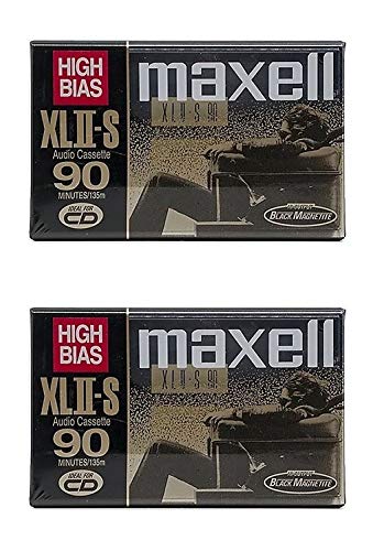 XLII-S 90 Minutes High Bias Cassette Tape (2 Pack)