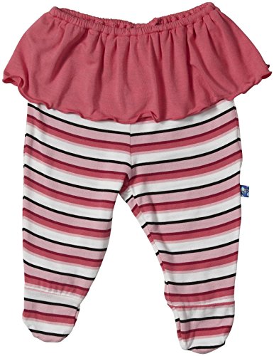 Print Footed Pant w/Skirt (Baby) - Winter Rose St-0-3 Months