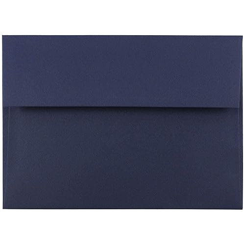 Navy Blue A7 Invitation Envelopes, 50 Pack