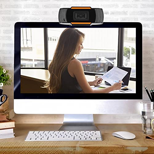 USB Webcam,Computer Camera Web Camera Built-in Noise Reduction Microphone USB Camera Microphone Webcam Desktop Computer Parts for Vista / Win7 / Win8 / Win10