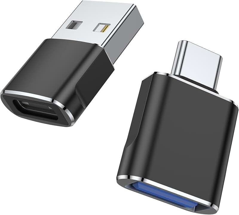 USB C to USB A Adapter Pack for Fast Charging