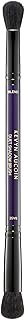 Dual-ended eyeshadow brush for blending and shaping