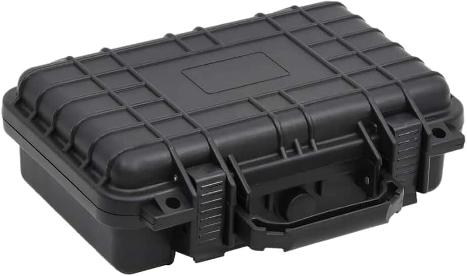 Portable Black Flight Case for Camera and Optic Accessories