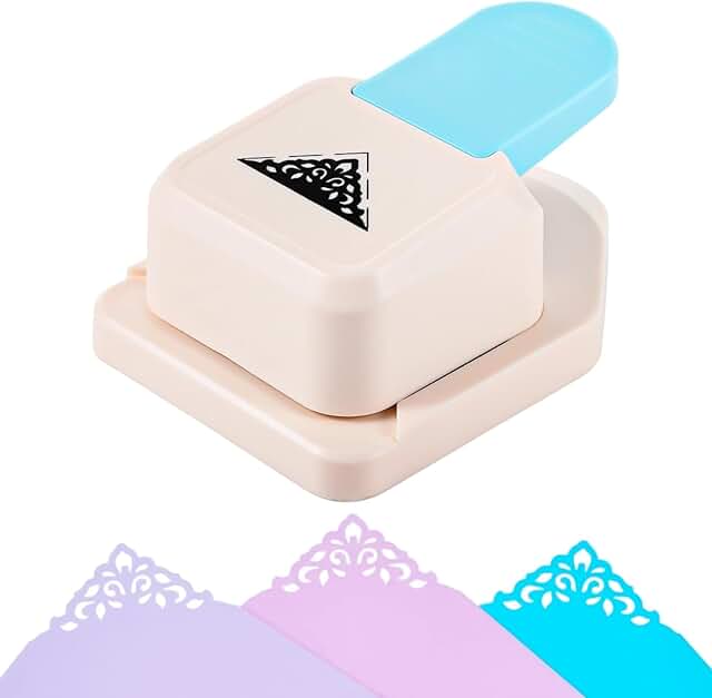Triangular Flower Corner Punch for Scrapbooking