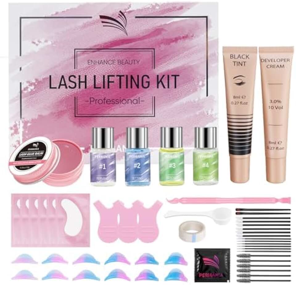 Lash Lift and Brow Lamination Kit for Natural Results