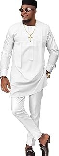 Men's African Dashiki Shirt and Pants Set