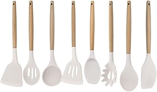 White Food Grade Silicone Kitchen Utensil Set