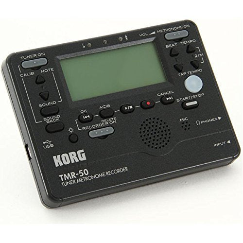 TMR50BK TMR-50 Tuner Metronome Recorder - Black
