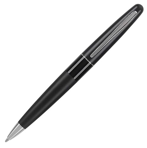 Black ballpoint pen with classic design
