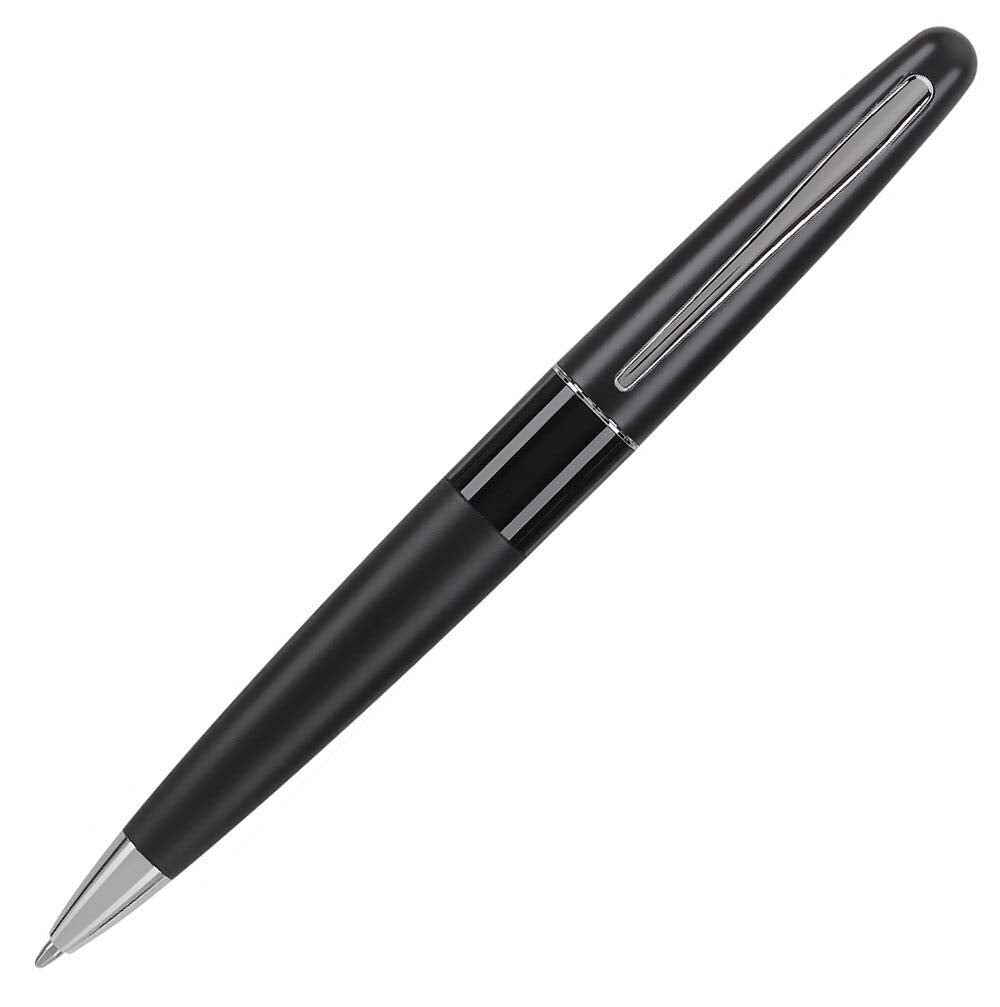 Black ballpoint pen with classic design